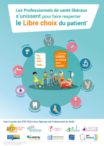 Affiche libre choix patient URPS paca